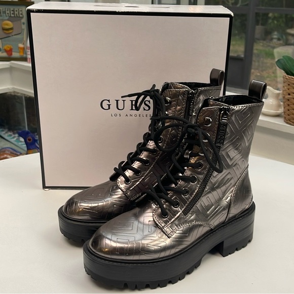 Guess Anfibi Donna FL8MDX-ELE10-BLKBL Di Meo Store